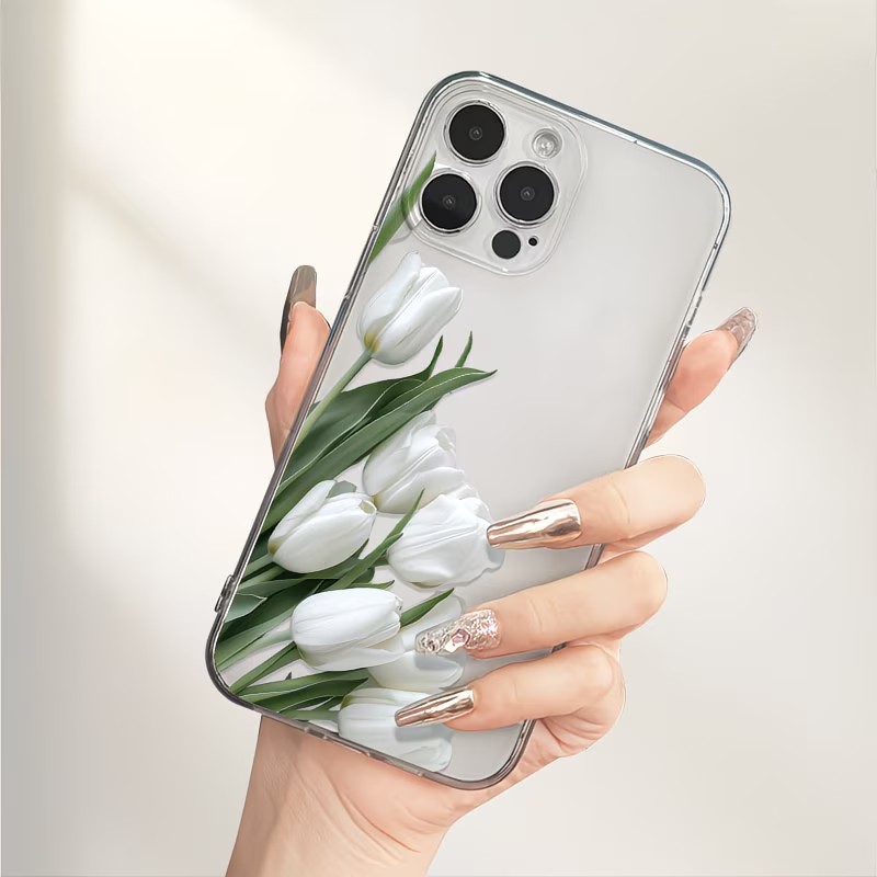 Tulip Printed Phone Case Case  - Apple Iphone 16 review and price