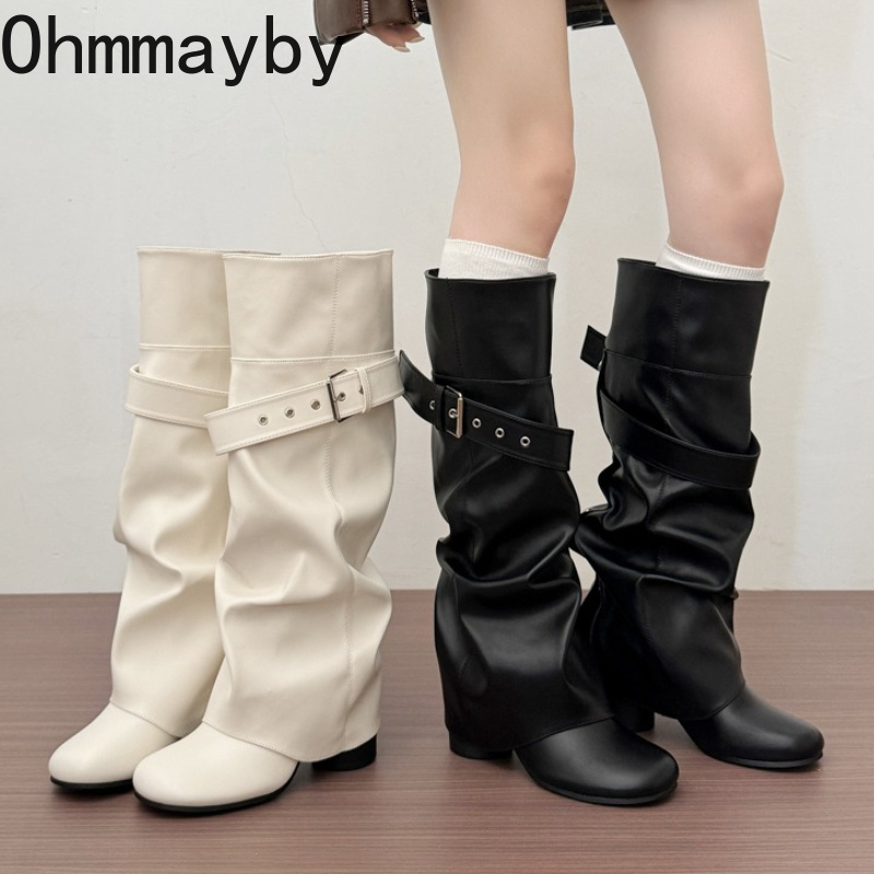 Designer Women Knee High Boots - Leather Classic Strap review and price