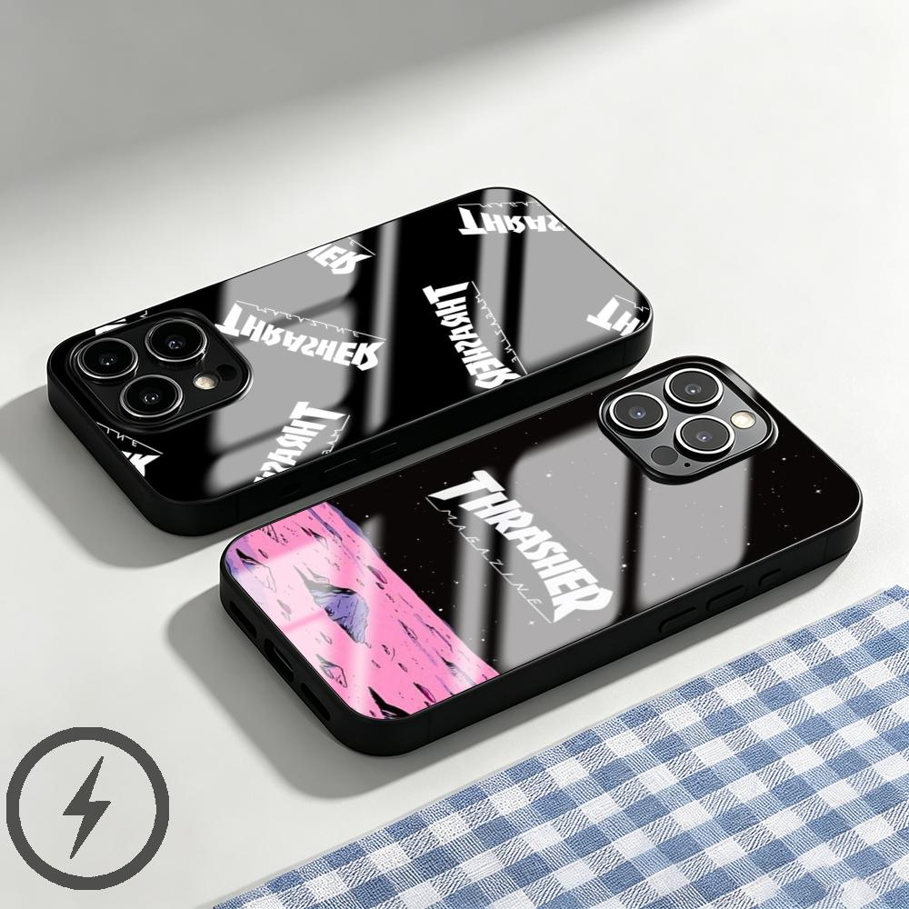 Brand THRASHER Phone Case For  - Screen Protector Film review and price