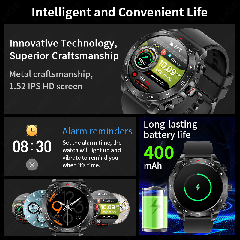 LIGE TWS 2‑in‑1 Smart Watch wi - Smartwatch Headset review and price