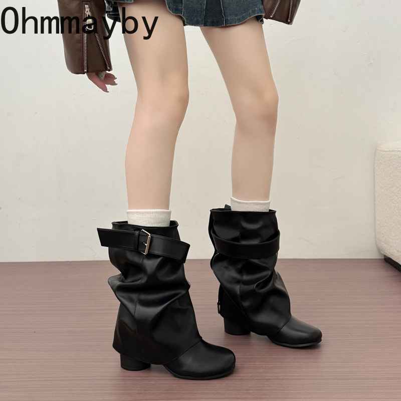 New Women Slouchy Mid Calf Lea - Leather Classic Strap review and price